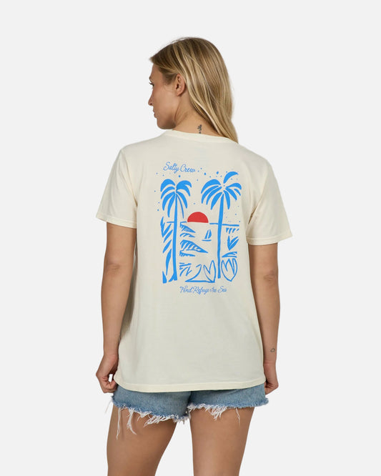 Geo Palm B.f. Tee - Off White