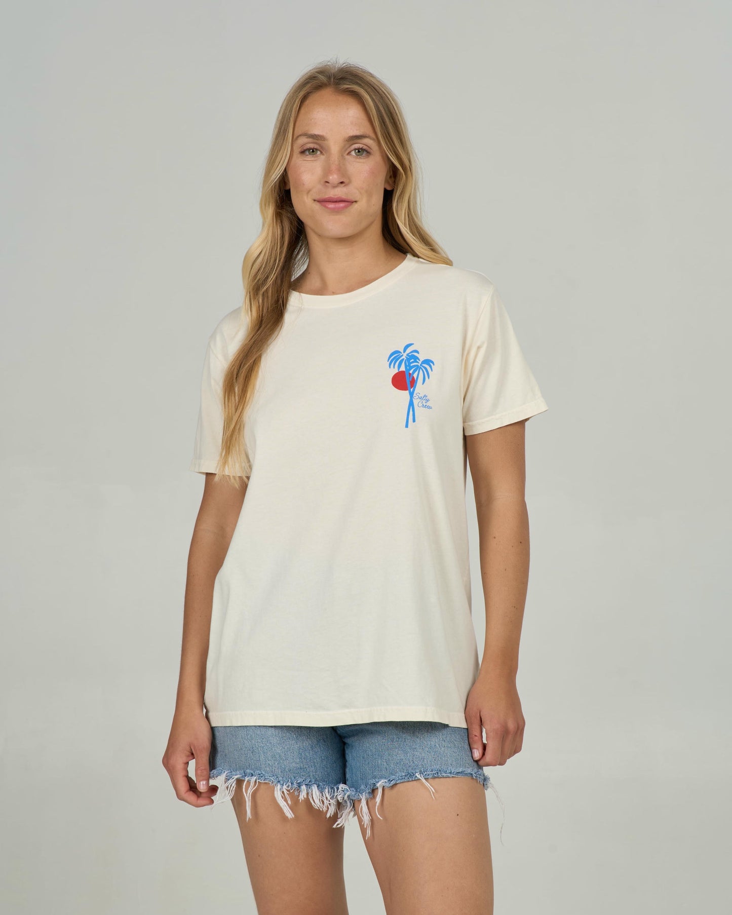 Geo Palm B.f. Tee - Off White