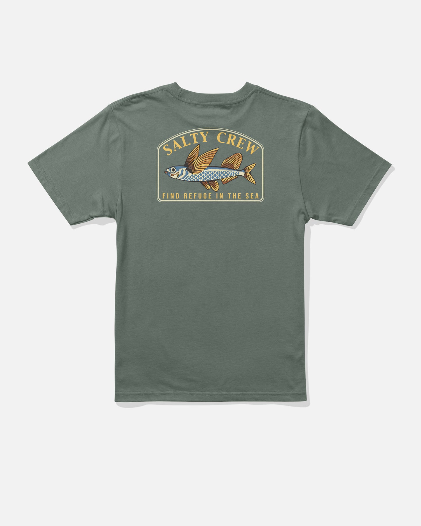 Fly Home  Ss Tee Kids - Laurel Wreath