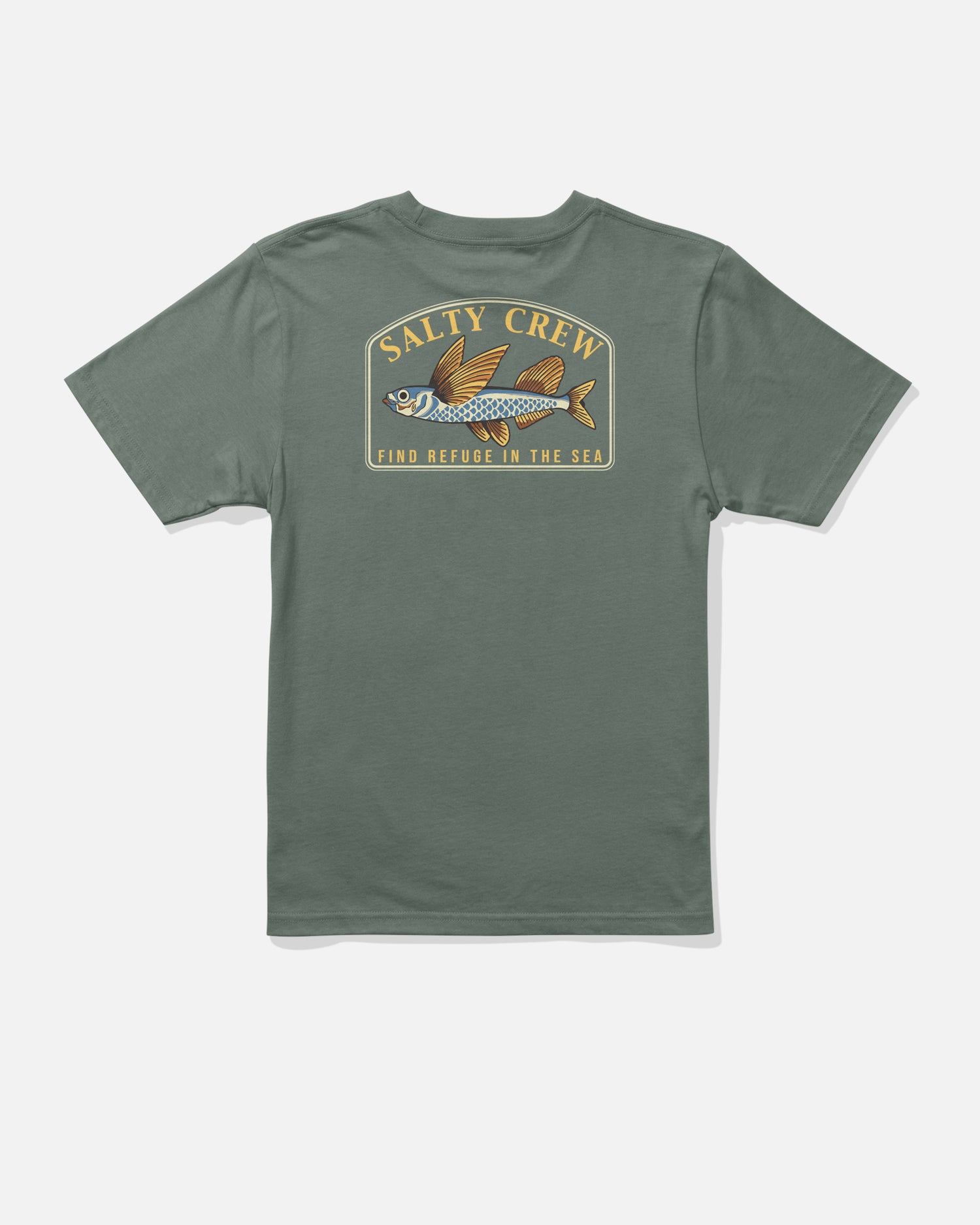 Fly Home  Ss Tee Kids - Laurel Wreath