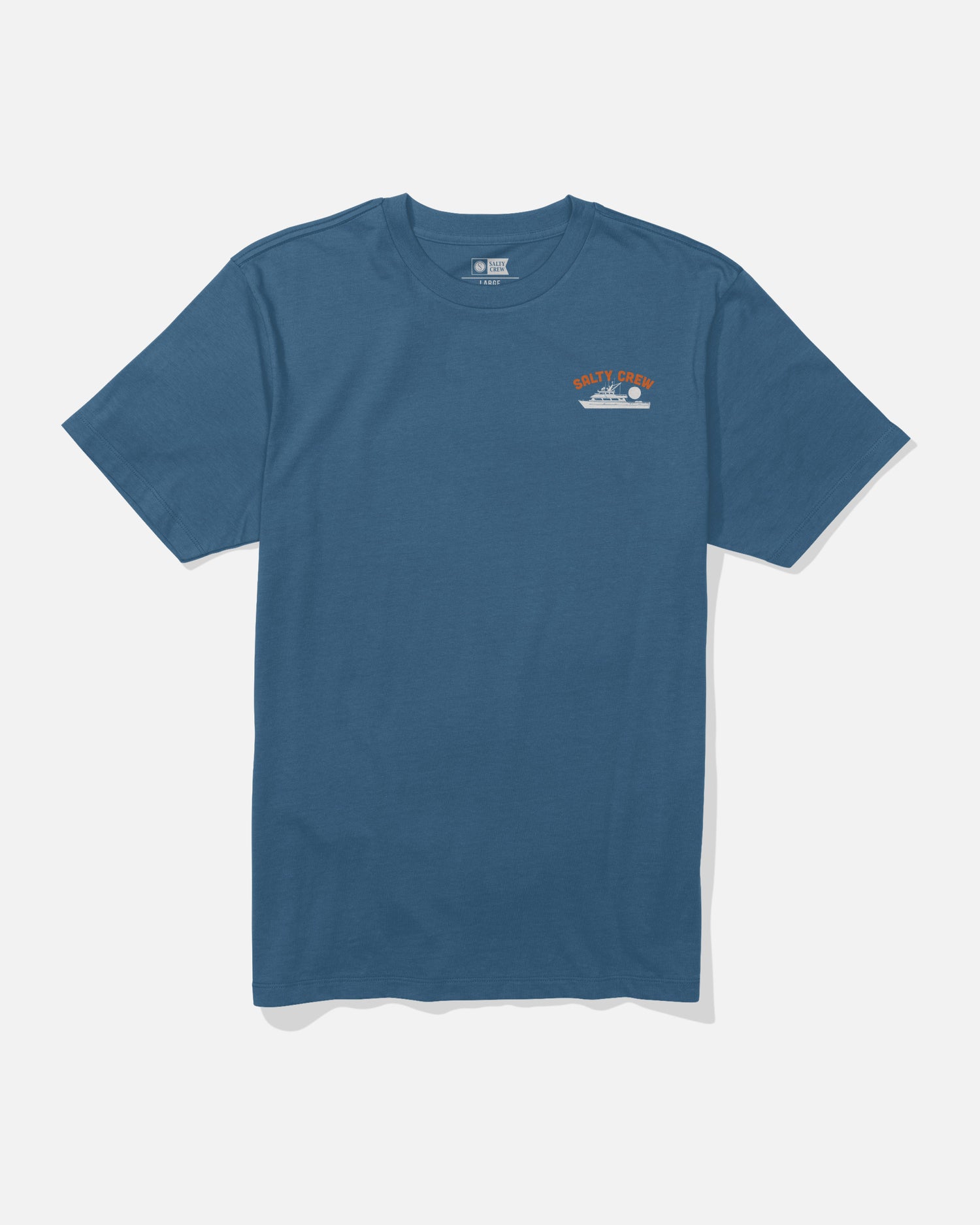 Overnight Ss Tee - Cast Blue