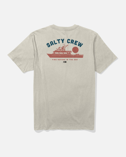 Overnight Ss Tee - Moonbeam