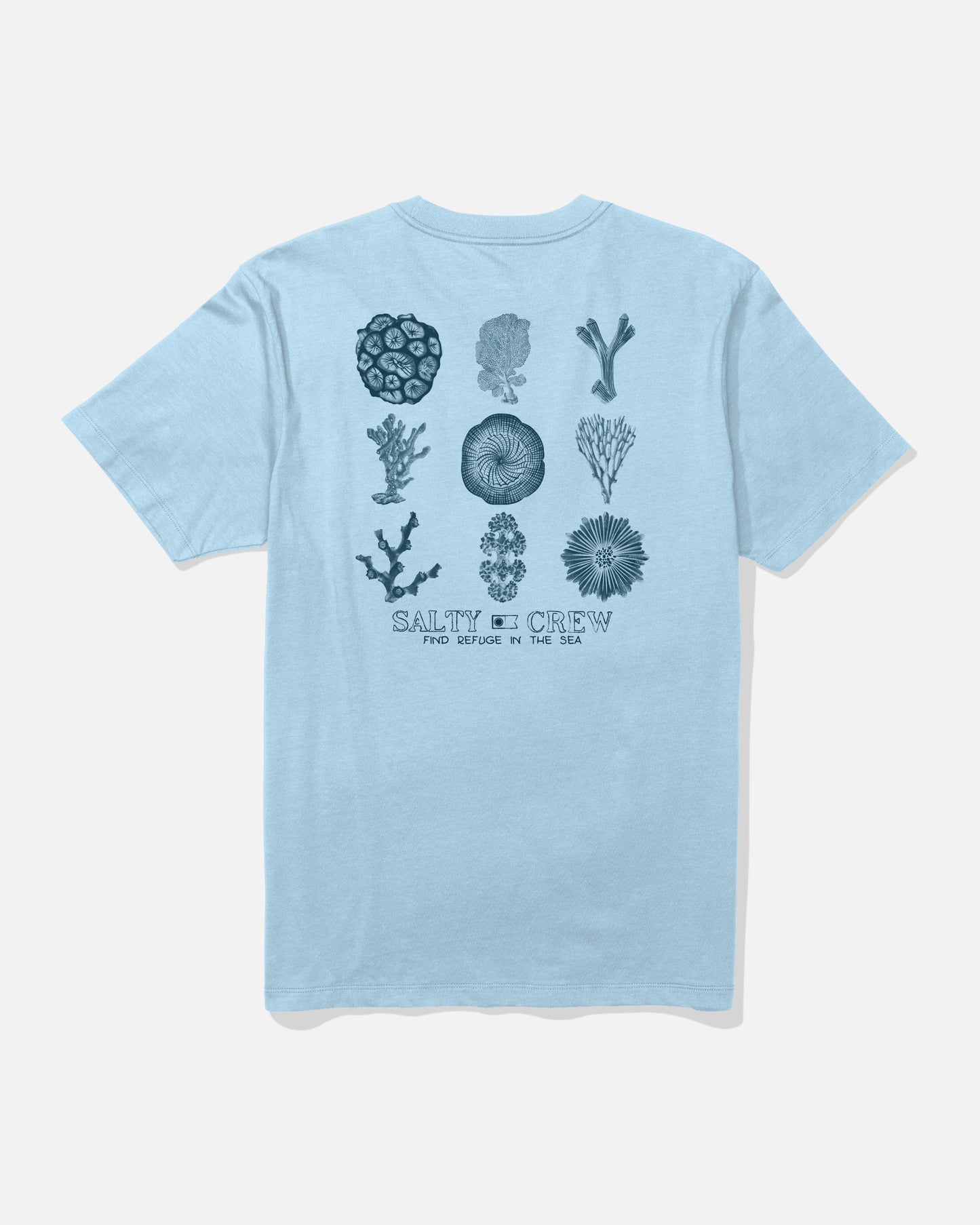 Coral Head Ss Tee - Clear Sky