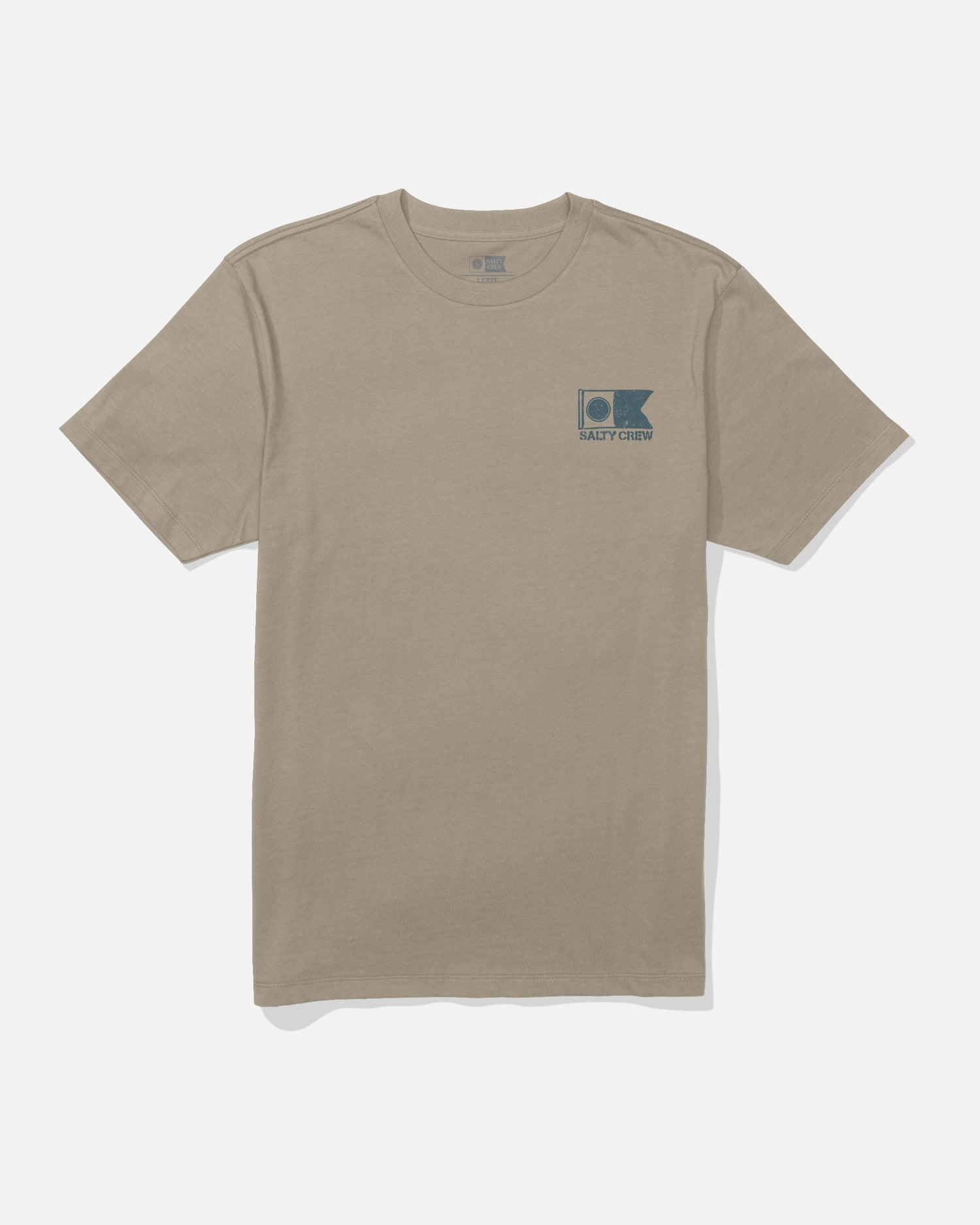 Stitched Ss Tee - Twig
