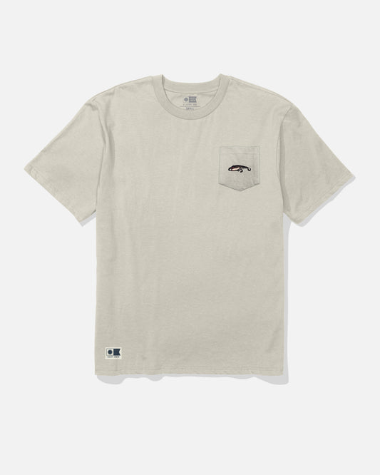 Washed Pocket Tee - Moonbeam