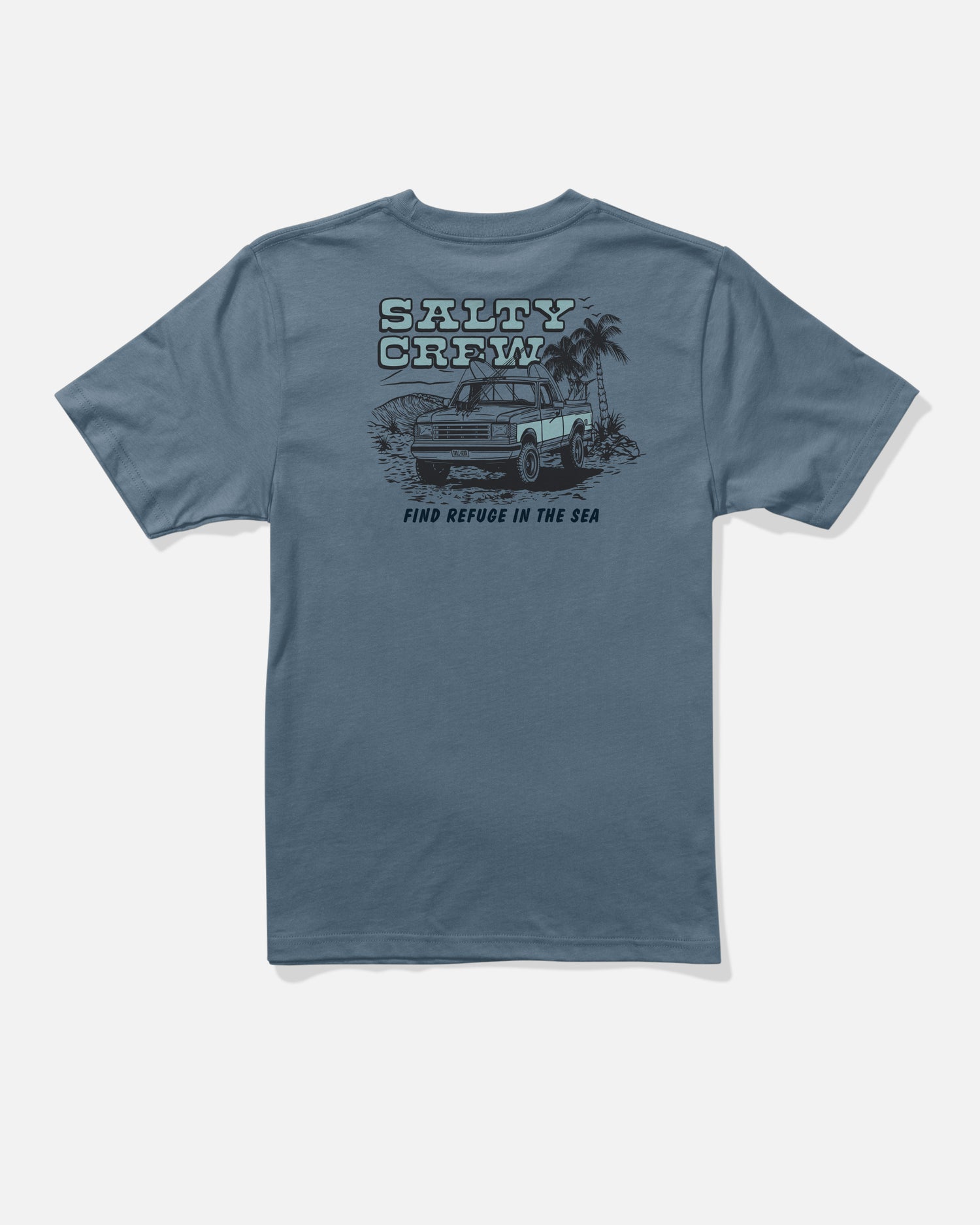 Truck Stop  Ss Tee Kids - Slate