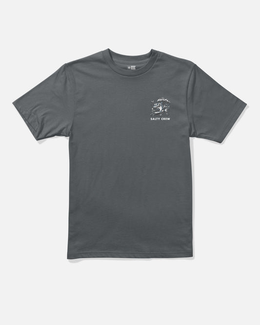 Surf Shark  Ss Tee Kids - Charcoal