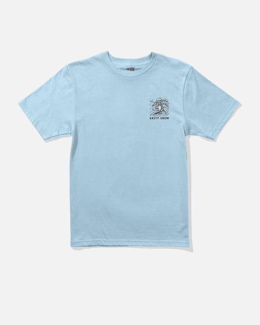 Surf Shark  Ss Tee Kids - Clear Sky