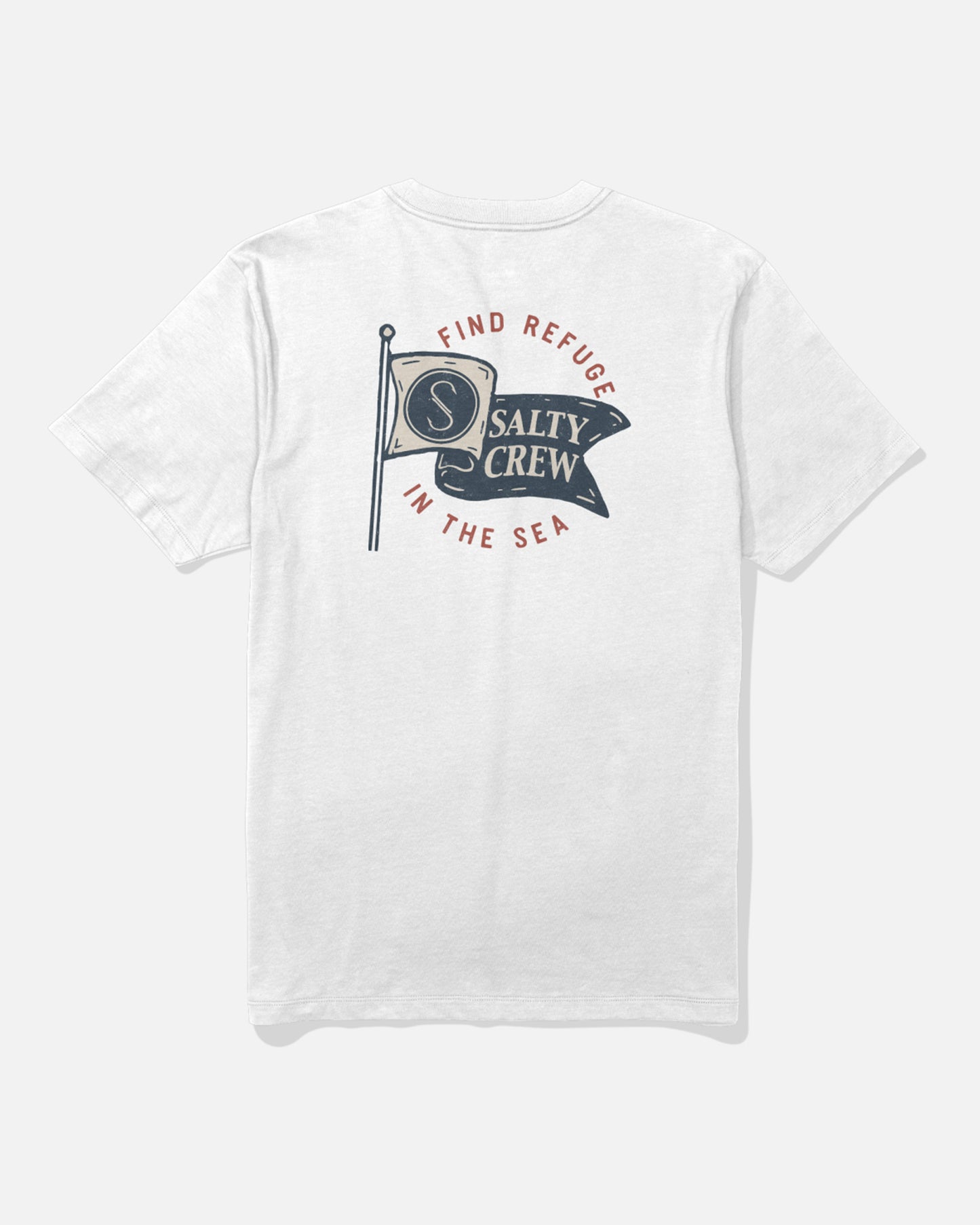 Wavey Ss Tee - White