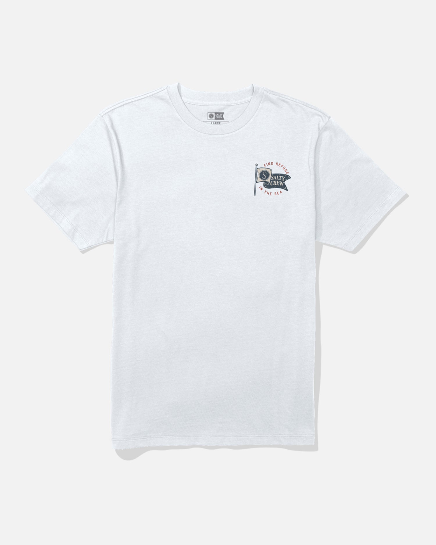 Wavey Ss Tee - White
