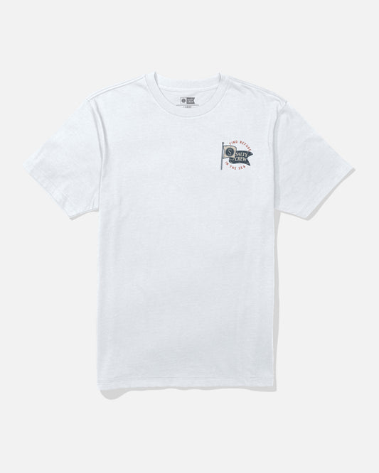Wavey Ss Tee - White