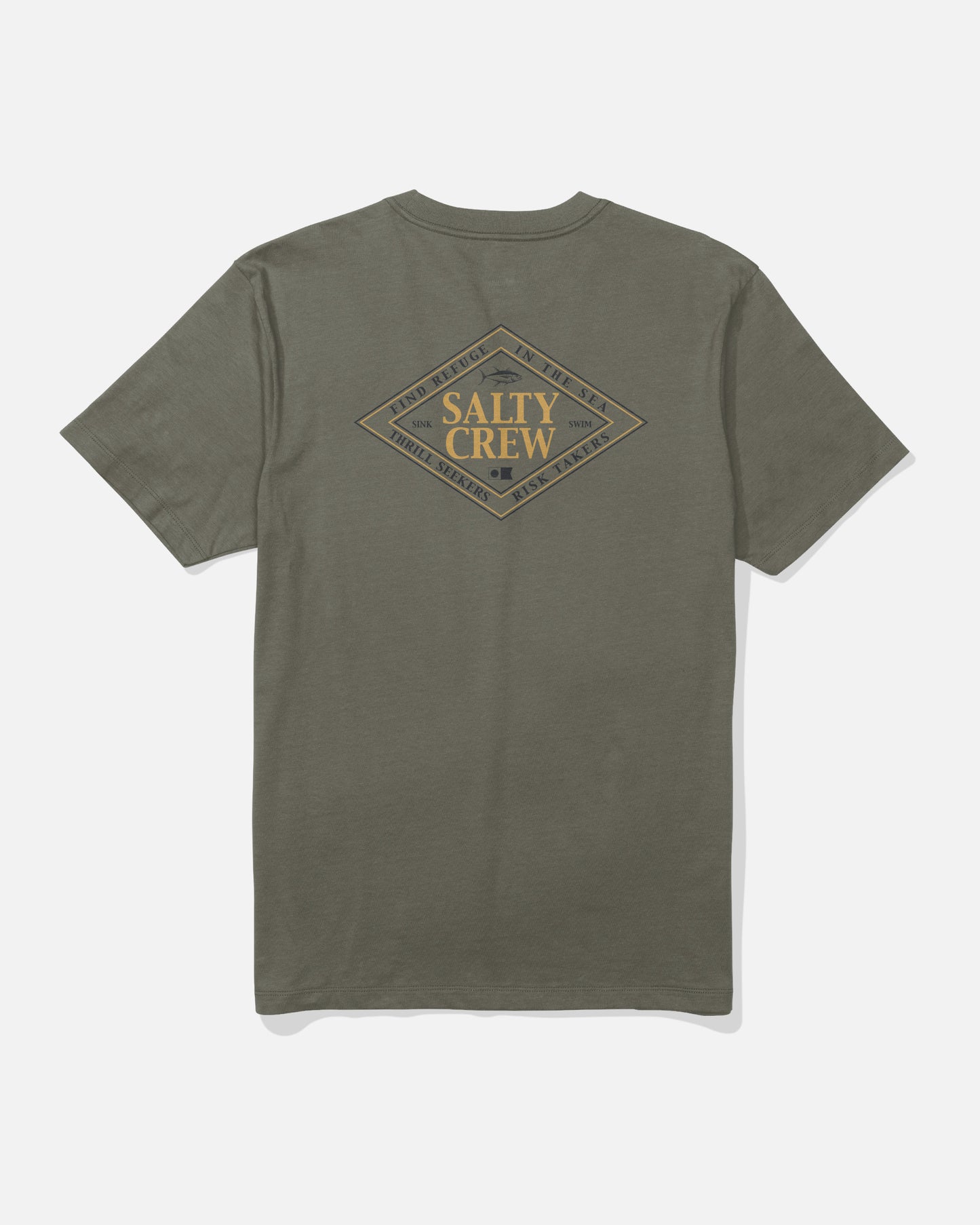 Iconic Ss Tee - Dusty Olive