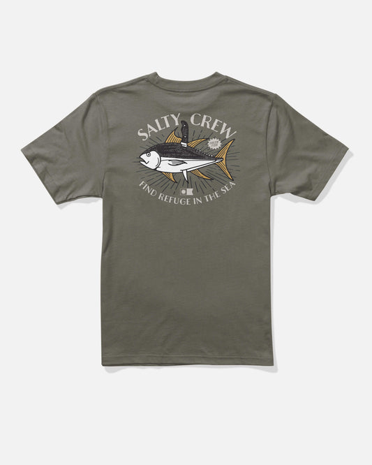 Omakase  Ss Tee Kids - Dusty Olive