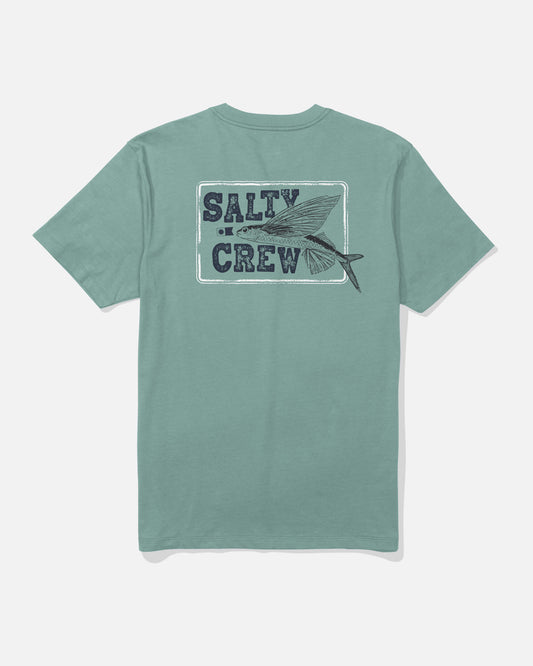 Flyer Ss Tee - Mackerel