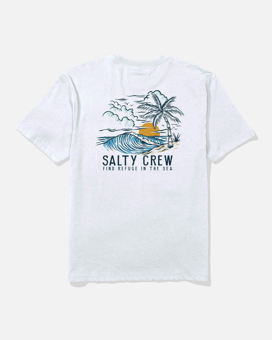 Day Off Classic Ss Tee - White