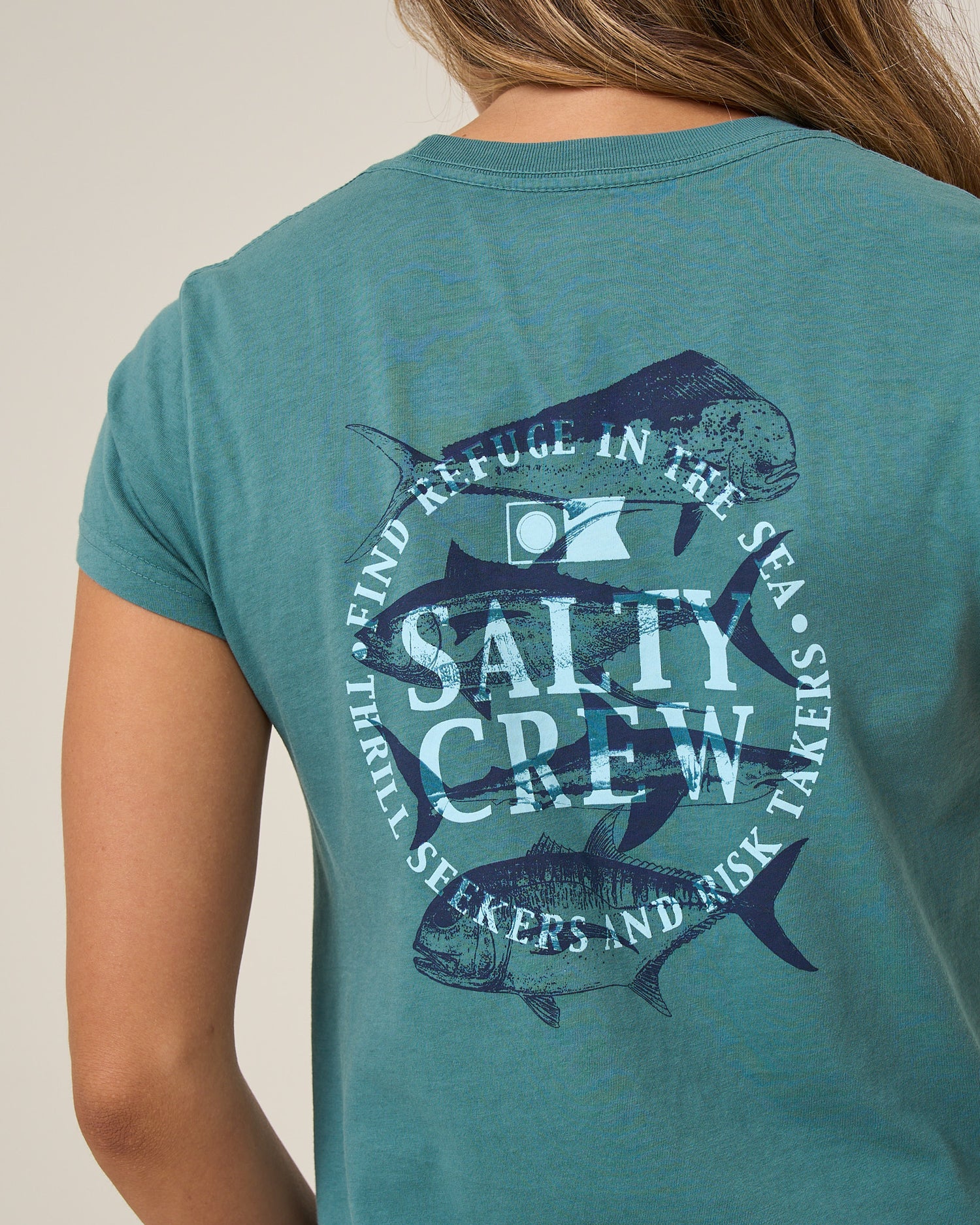 Overlay Modern Tee - Teal