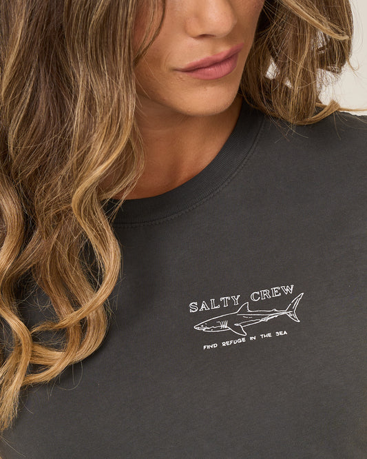 Shark Anatomy Modern Tee - Charcoal