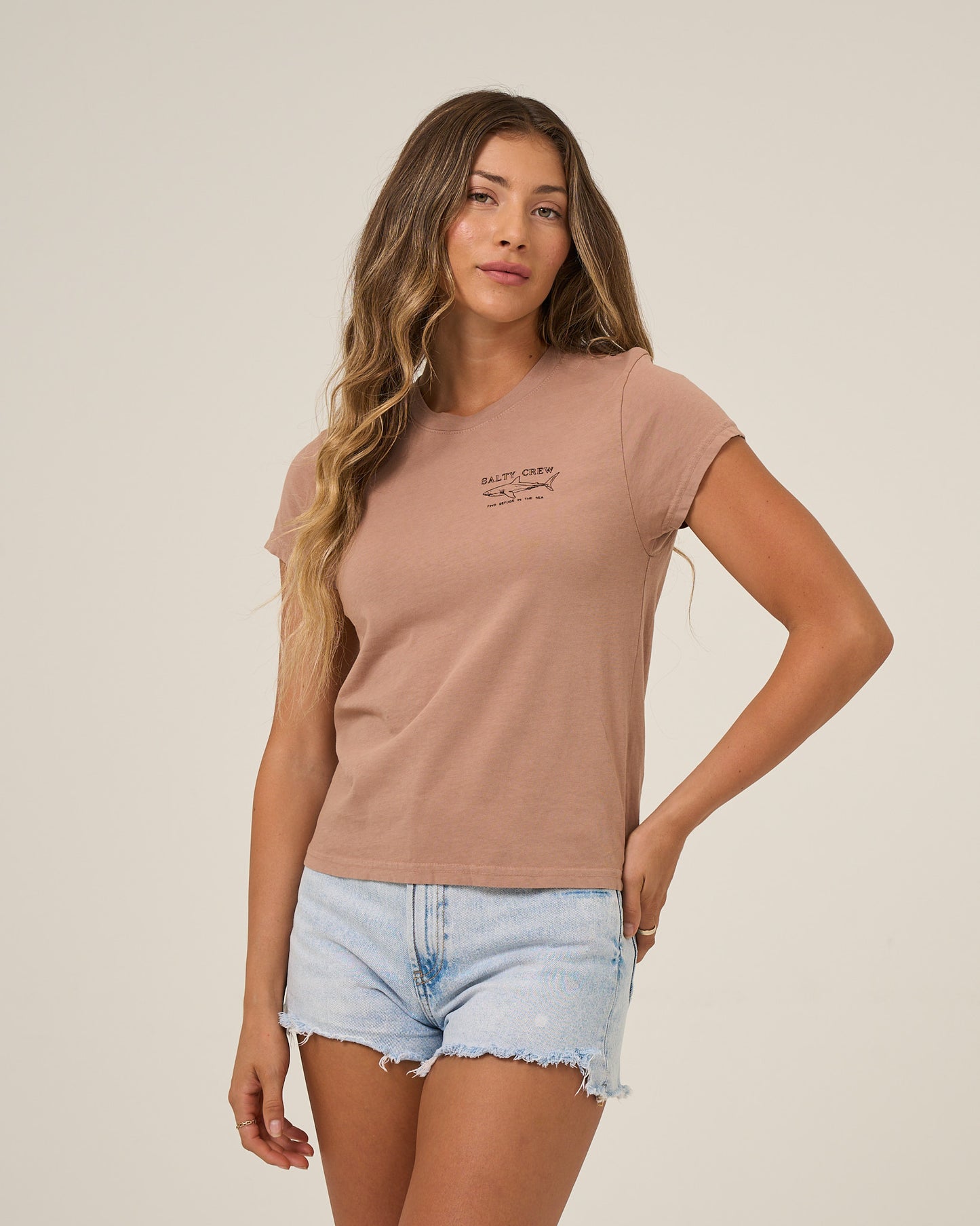 Shark Anatomy Modern Tee - Mocha