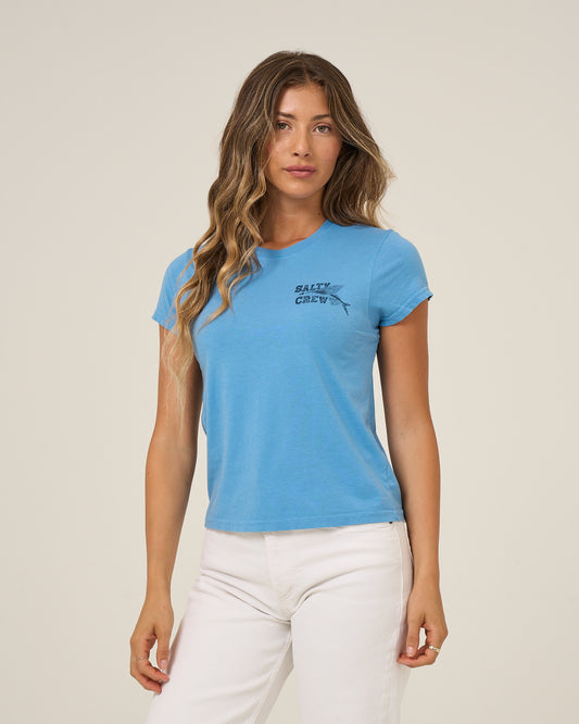 Flyer Modern Tee - Ash Blue