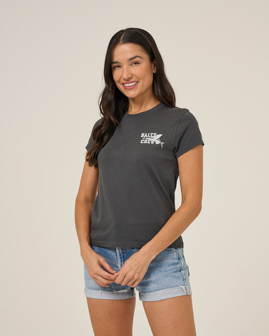 Flyer Modern Tee - Charcoal