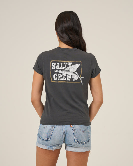 Flyer Modern Tee - Charcoal