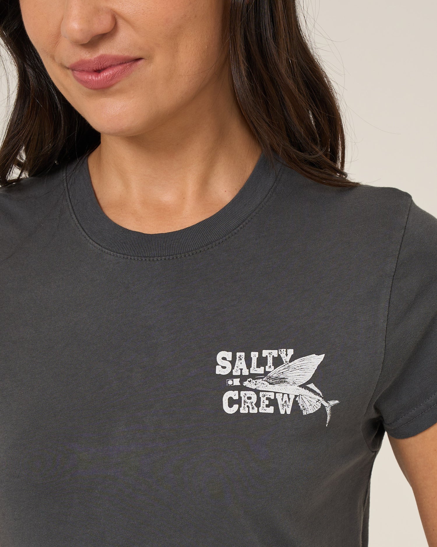 Flyer Modern Tee - Charcoal