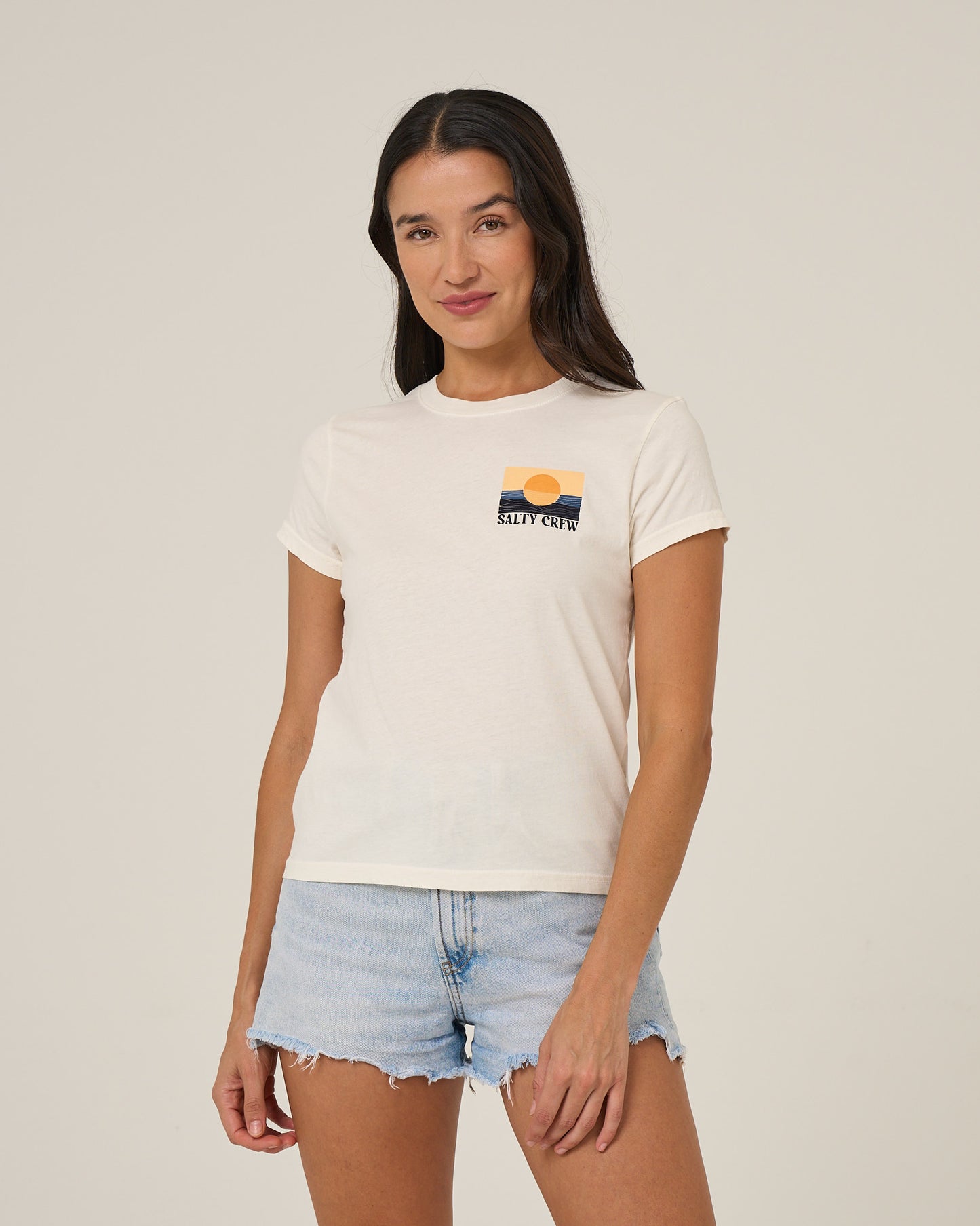 Retro Wave Modern Tee - Off White