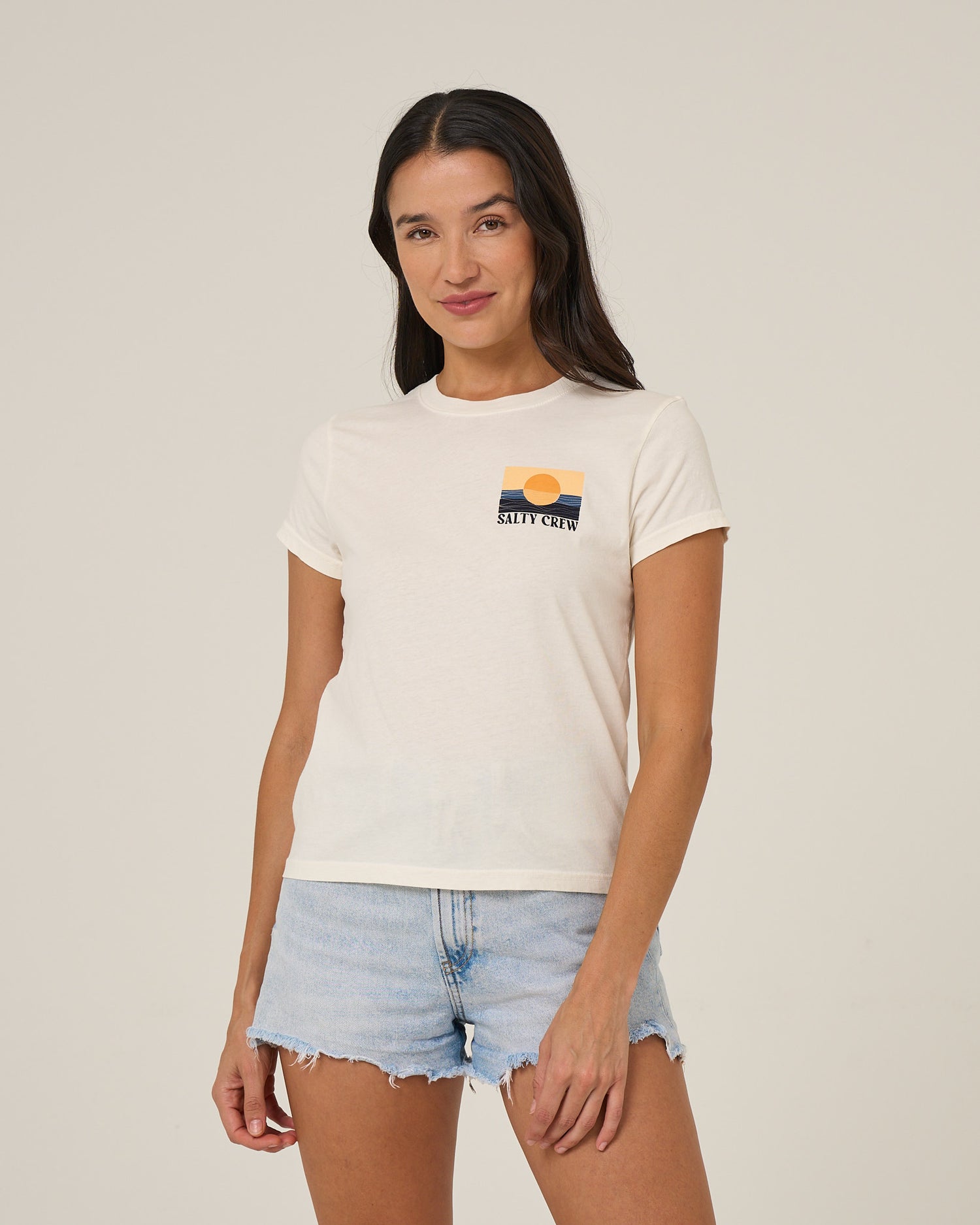 Retro Wave Modern Tee - Off White