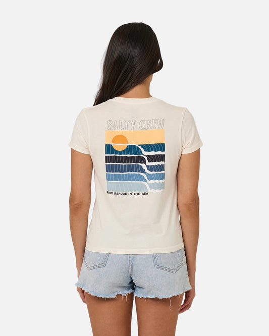 Retro Wave Modern Tee - Off White