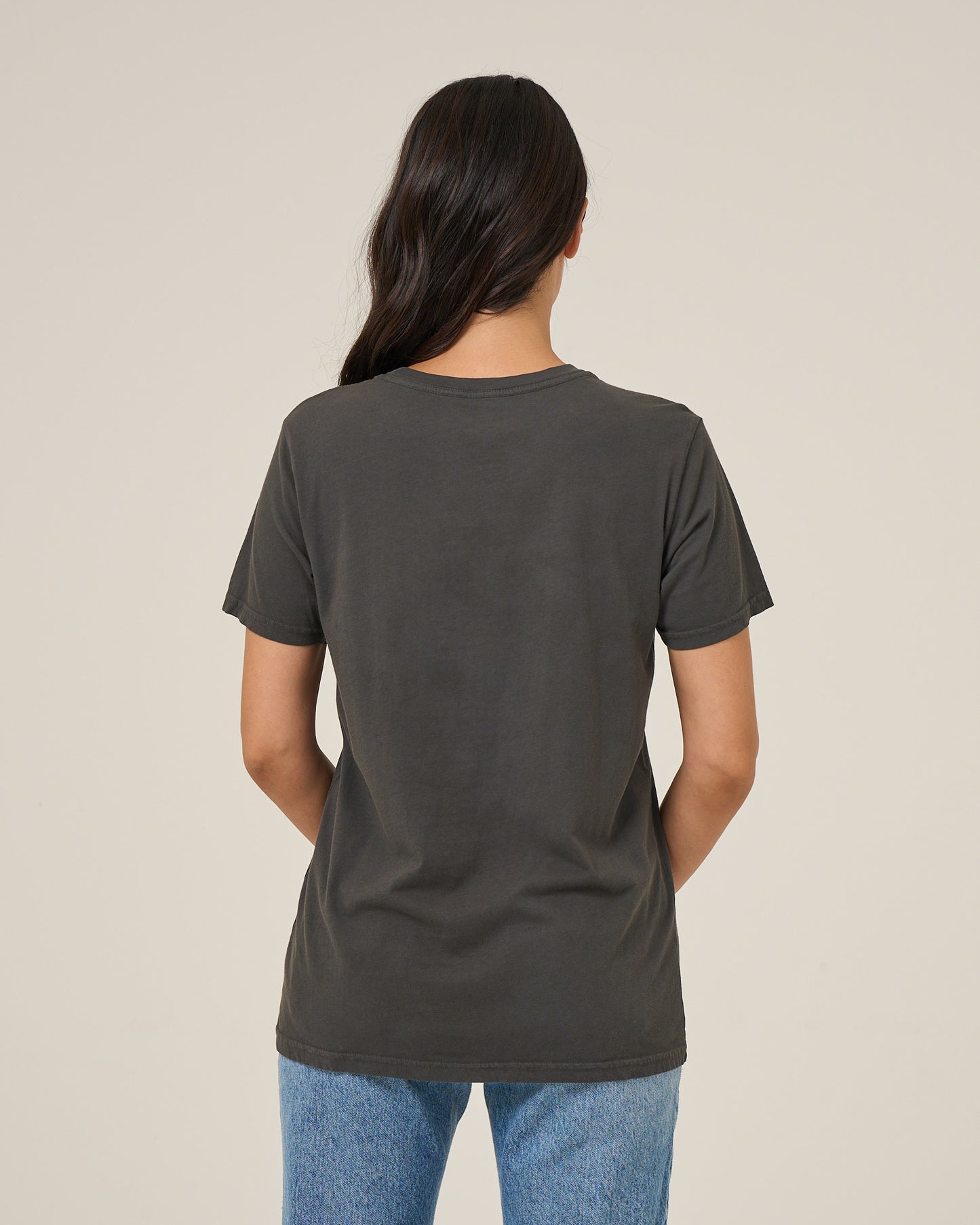 Sc Tour Bf Tee - Charcoal