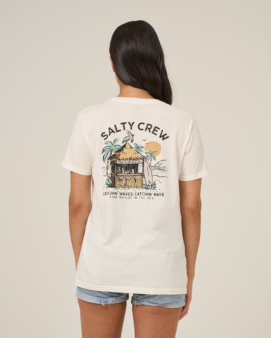 Beach Hut Bf Tee - Off White