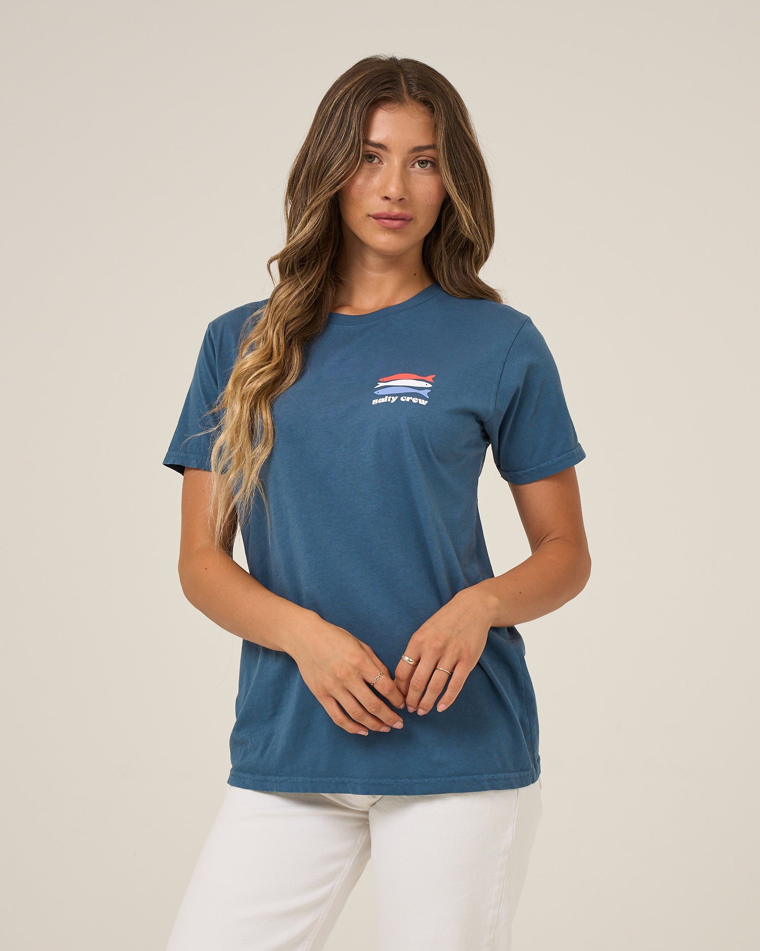American Catch Bf Tee - Midnight Navy
