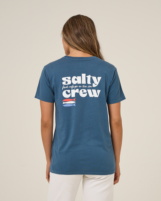 American Catch Bf Tee - Midnight Navy