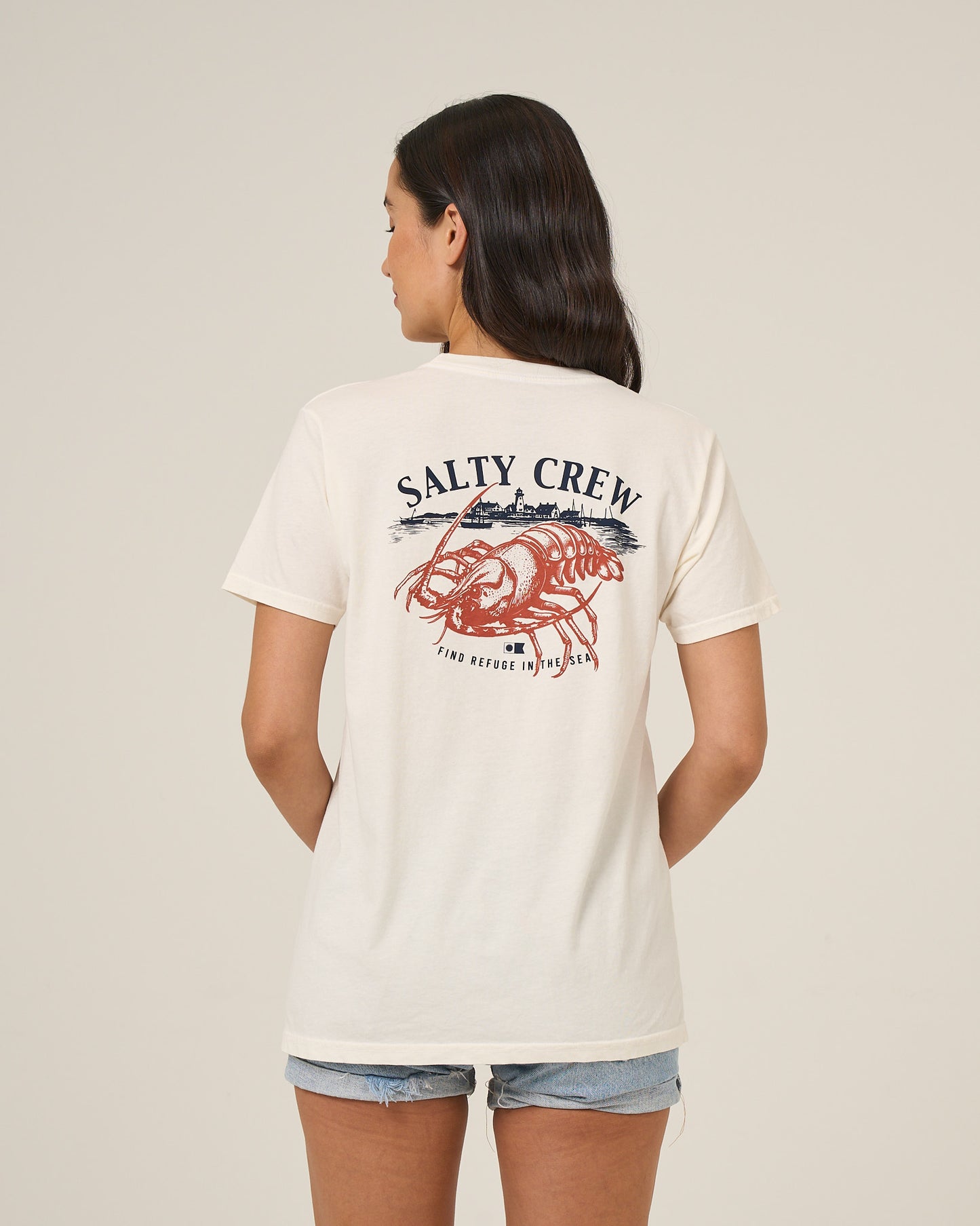 American Catch Bf Tee - Off White