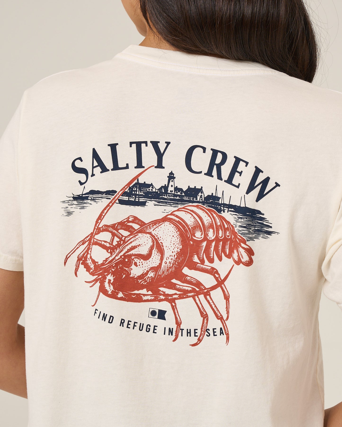American Catch Bf Tee - Off White