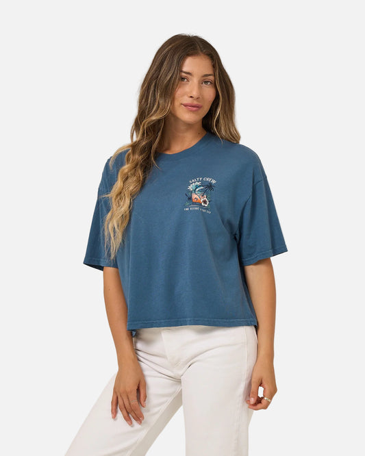 Mai Tai Tails Skimmer - Midnight Navy