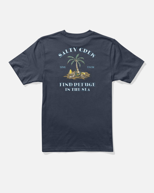Deserted  Ss Tee Kids - Navy