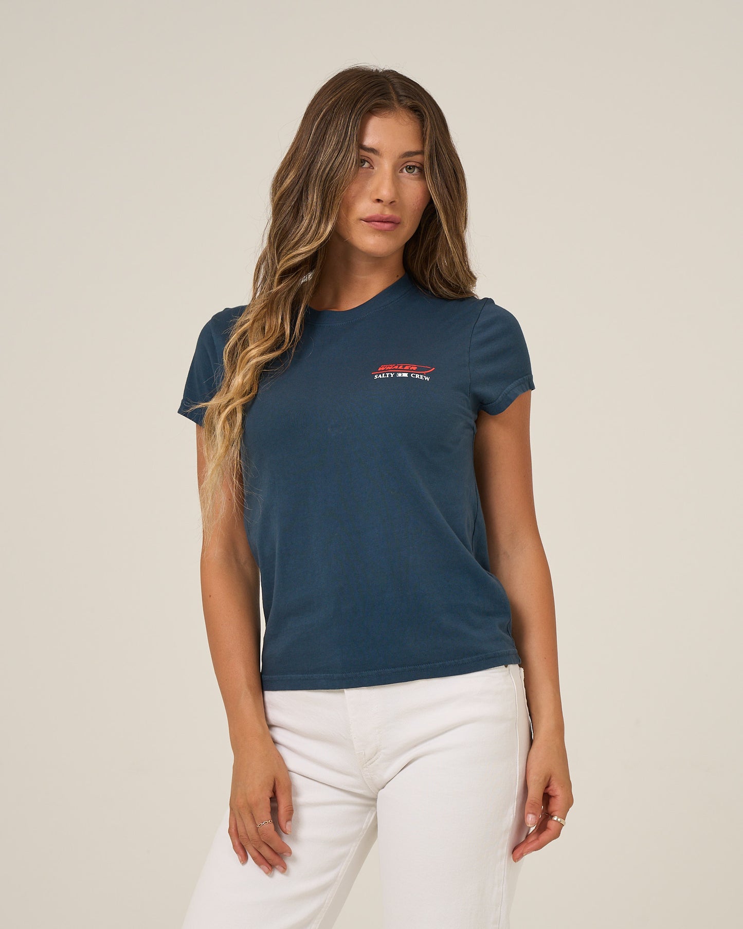Whaler Modern Tee - Midnight Navy