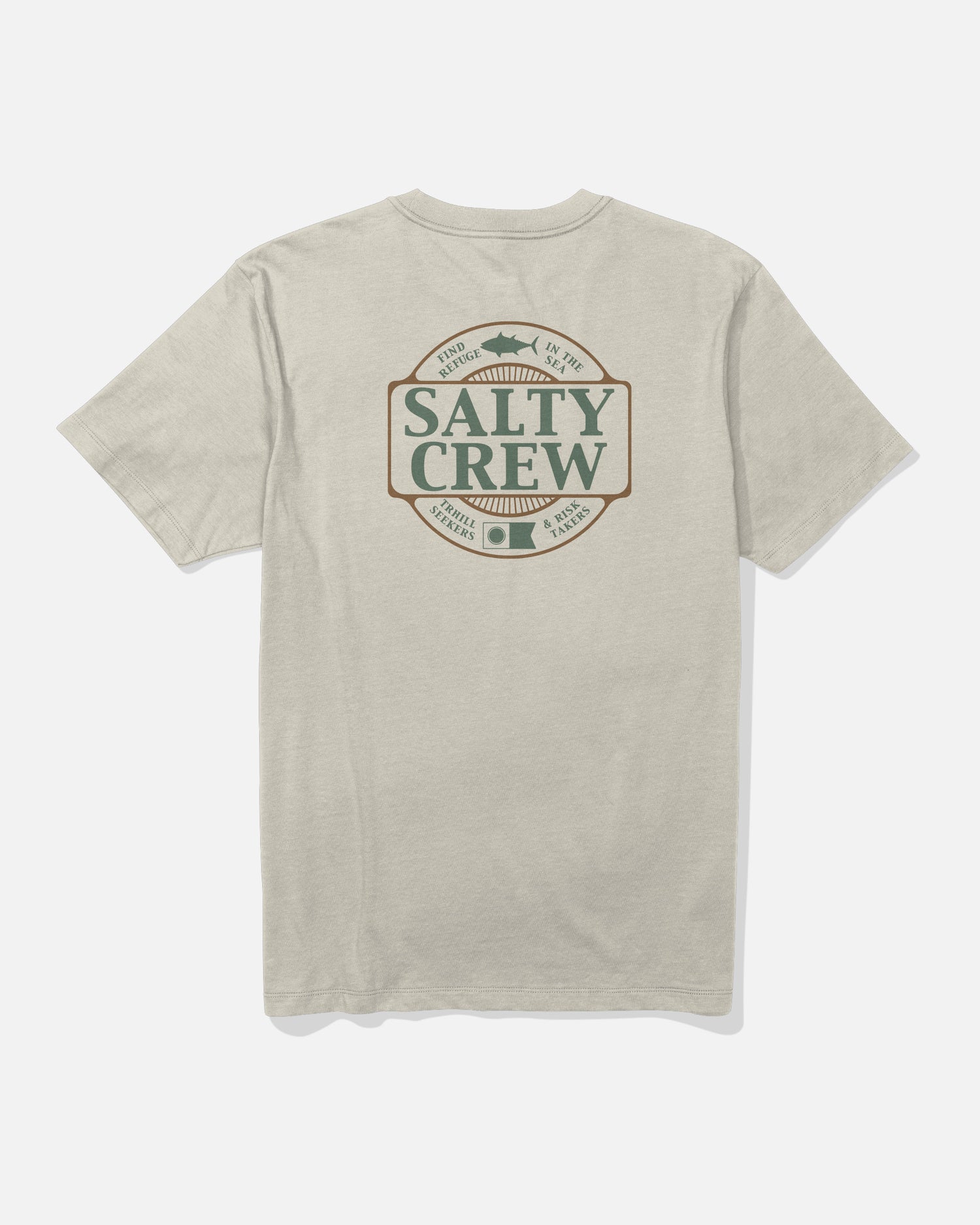 Split Up Ss Tee - Moonbeam