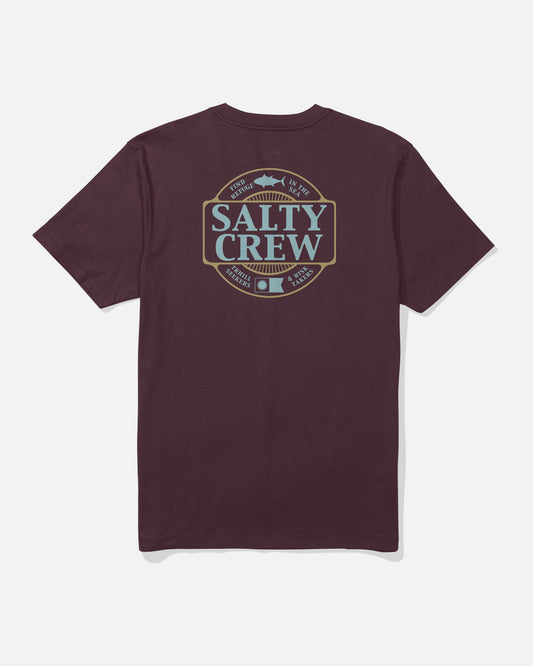 Split Up Ss Tee - Wine