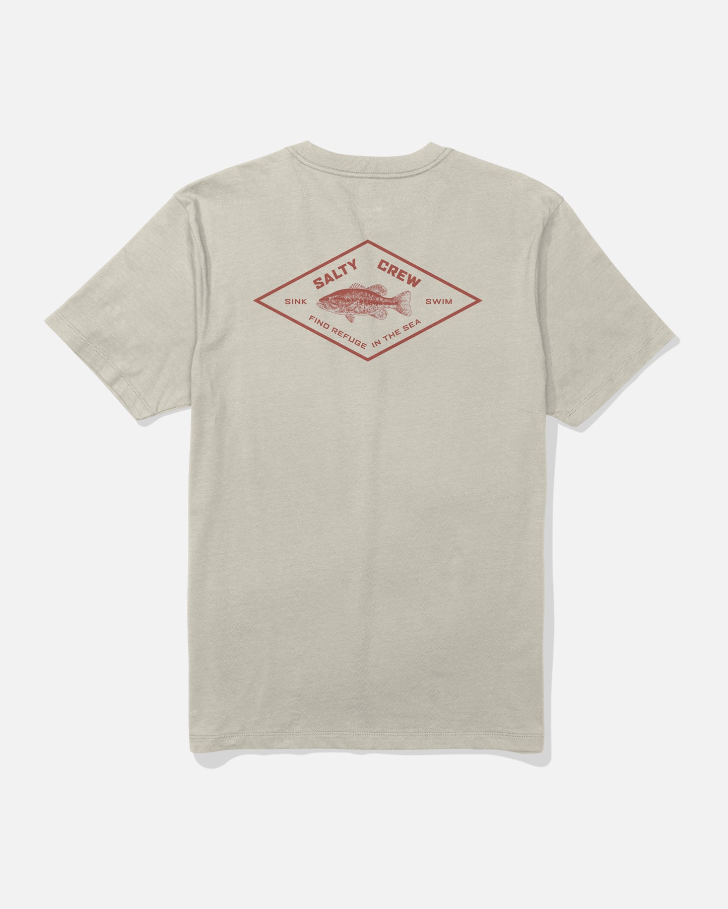 Diamond Bass Ss Tee - Moonbeam