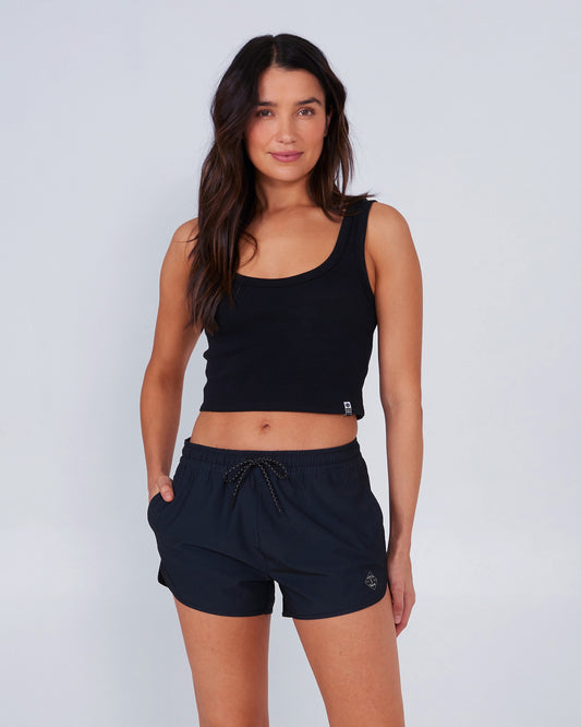 Salty Crew Womens - Beacons Black Short