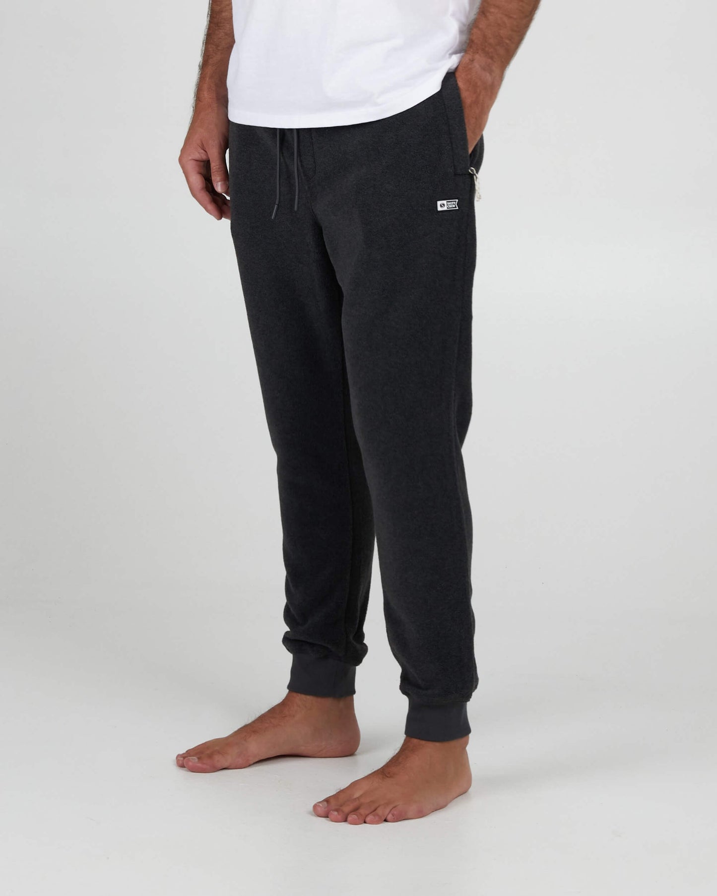 Salty Crew Men - Swellter Polar Fleece Pant - Charcoal Heather