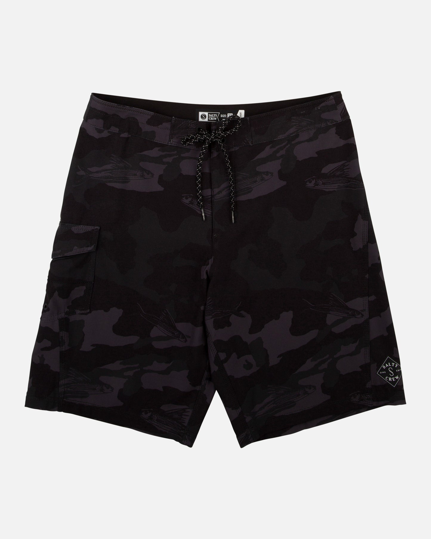 Lowtide Boardshort - Black Camo