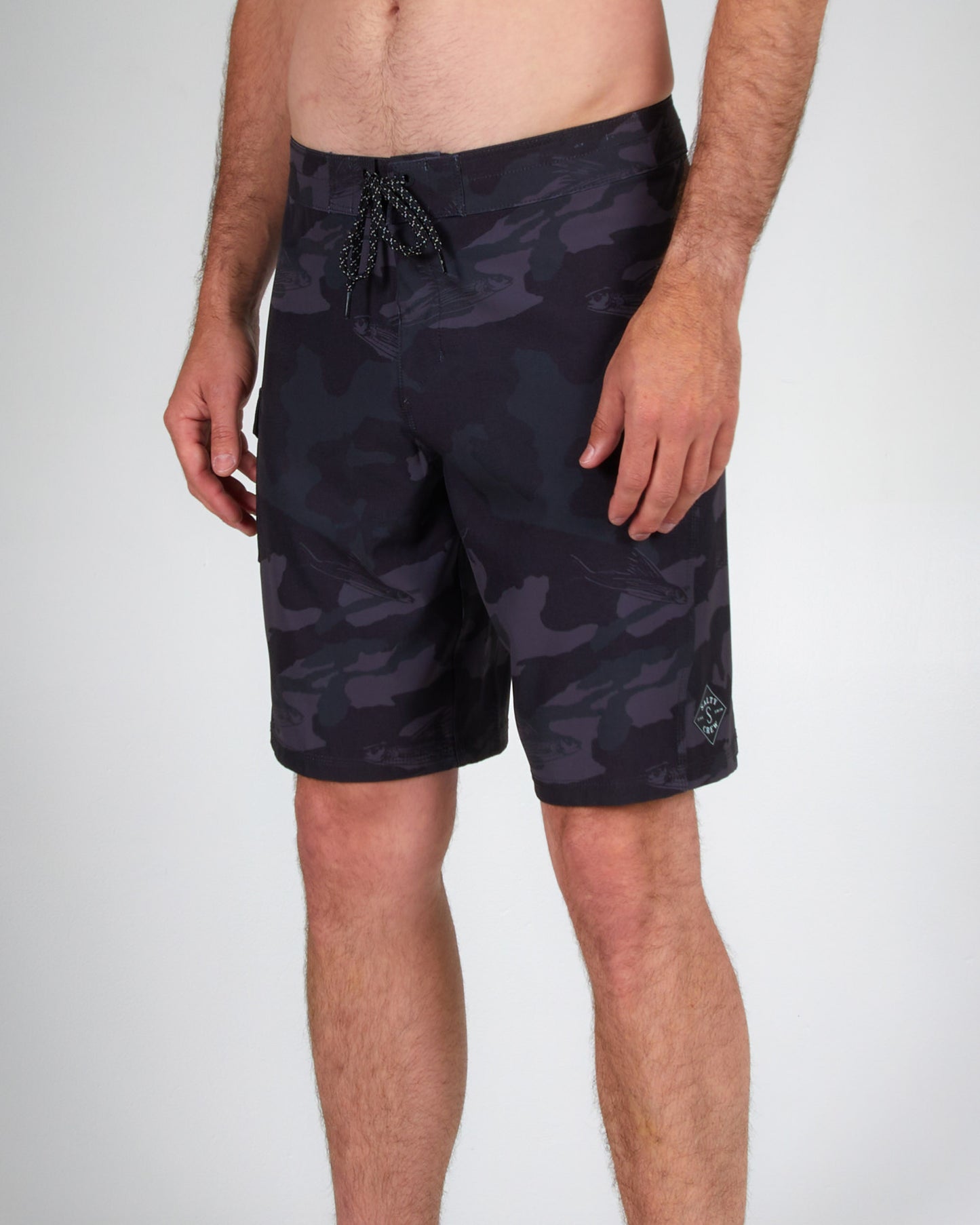 Lowtide Boardshort - Black Camo