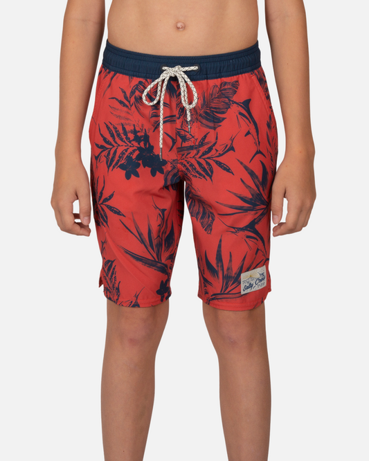 Island Days Boys Elastic - Neo Coral