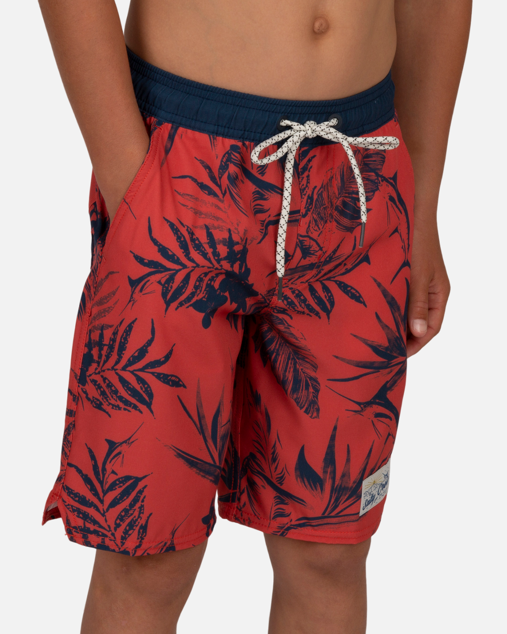 Island Days Boys Elastic - Neo Coral