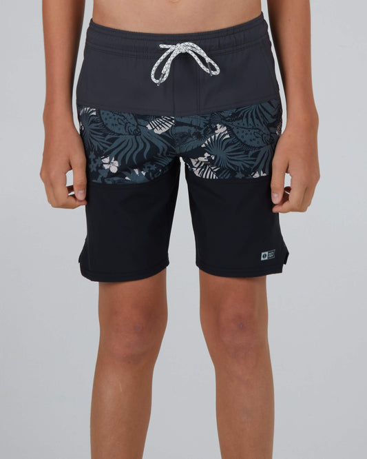 Salty Crew Boys - Beacons 2 Boys Elastic Boardsh - Charcoal