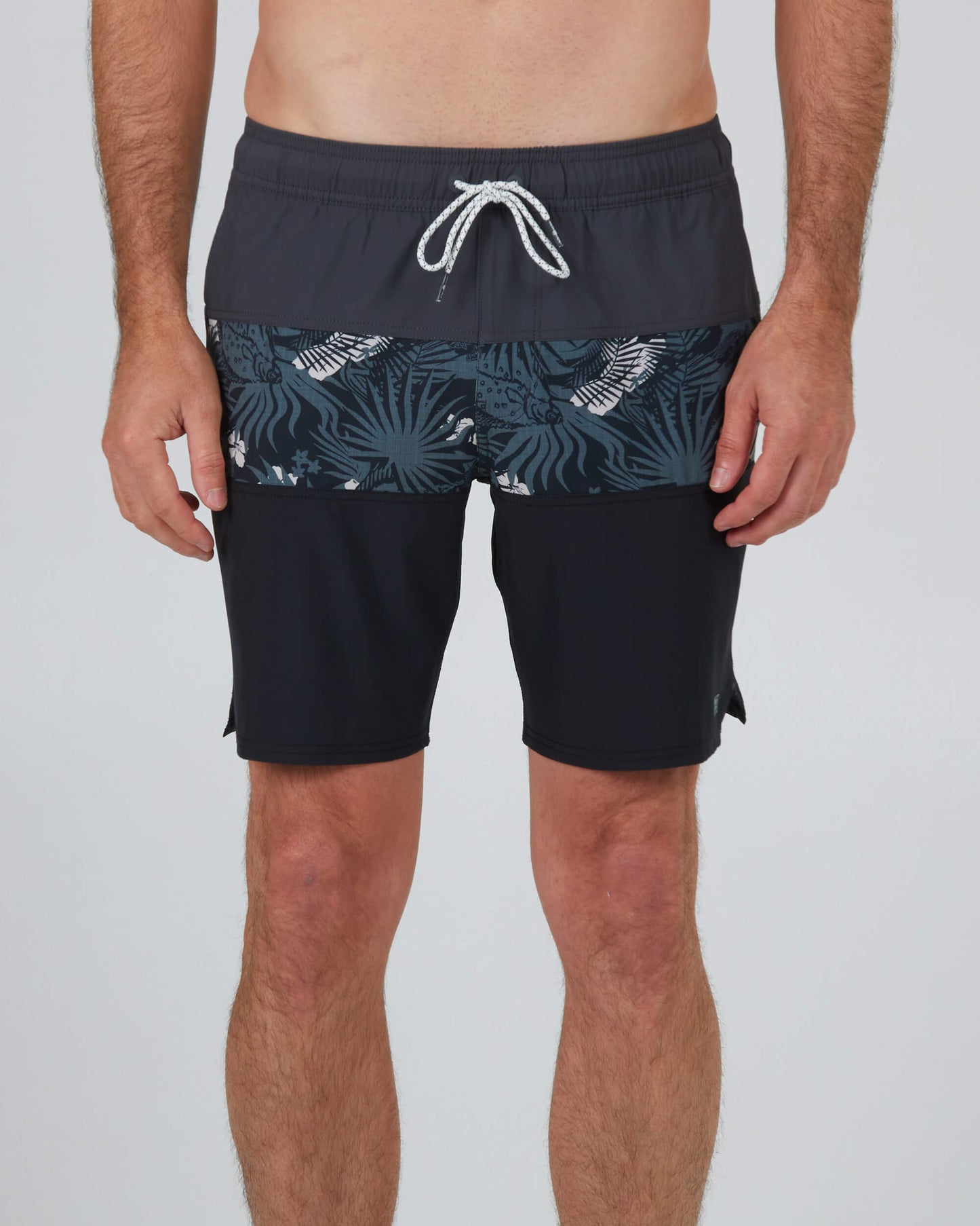 Salty Crew Men - Beacons 2 Elastic Boardshort - Charcoal