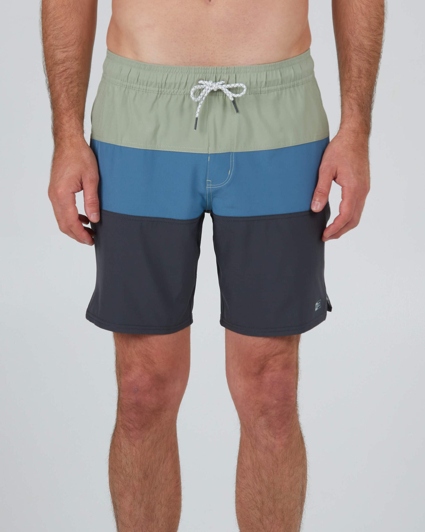 Salty Crew Men - Beacons 2 Elastic Boardshort - Dusty Sag